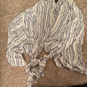 Windsor Blue and White Striped Top